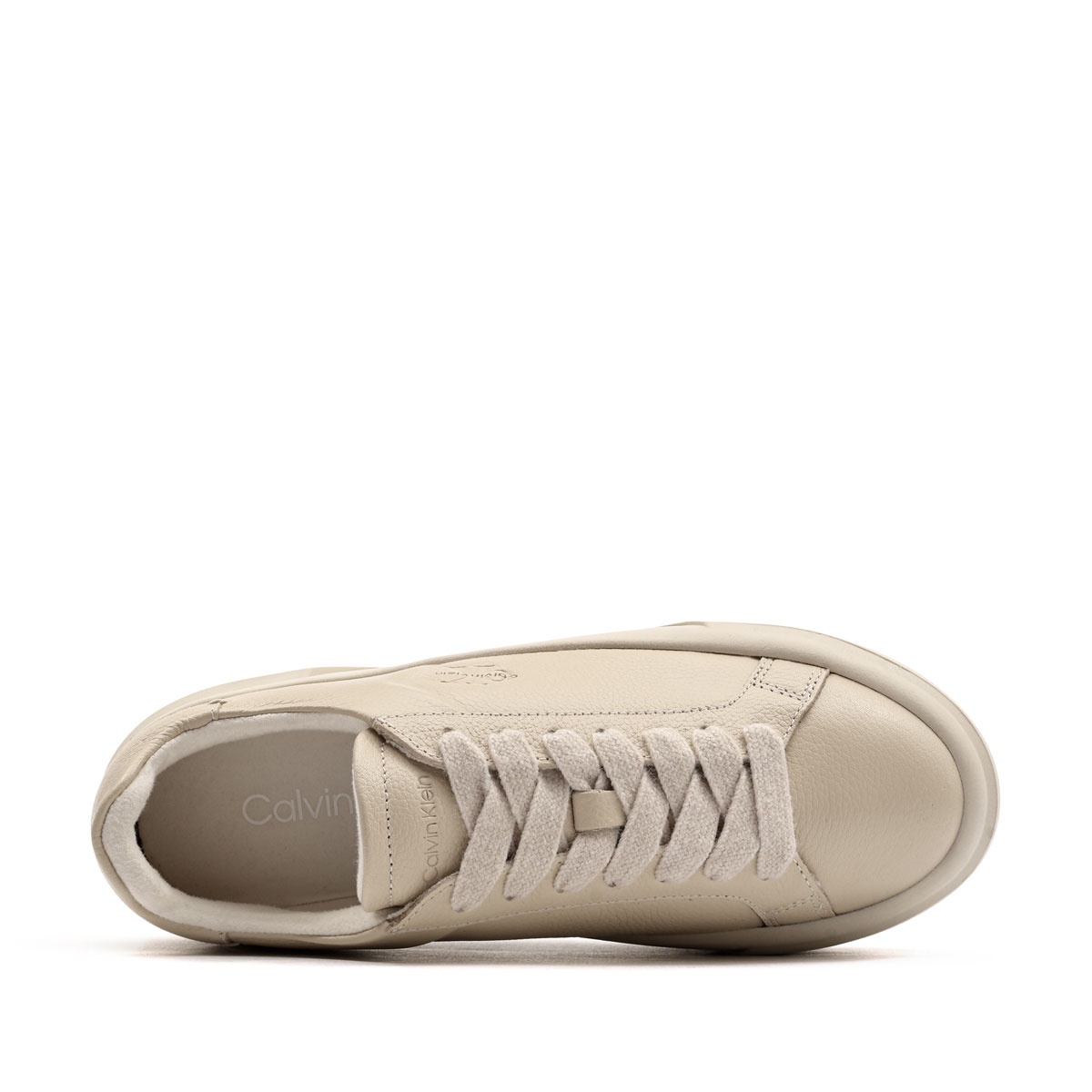 Calvin Klein Flatform LaceUp Leather WL Teniși damă HW0HW03229ACG