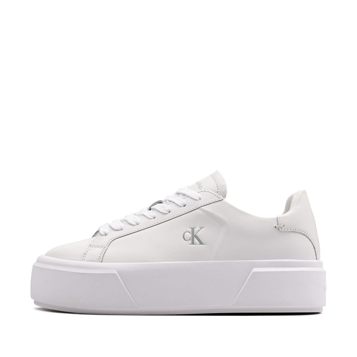 Calvin Klein Flatform LaceUp Leather Teniși damă YW0YW019280K4