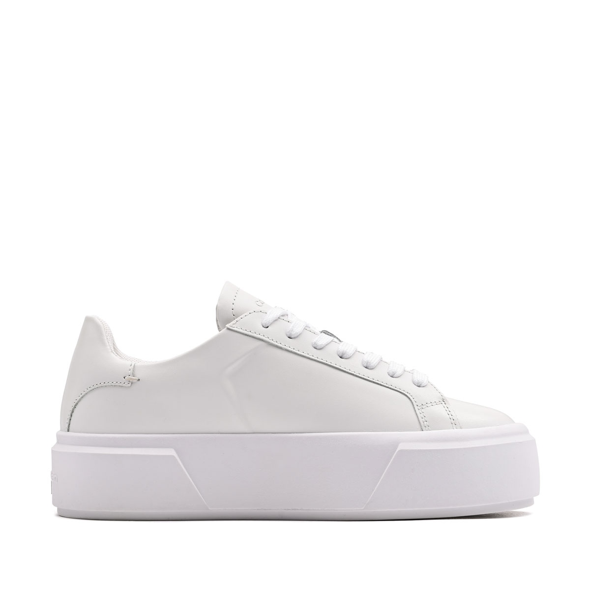 Calvin Klein Flatform LaceUp Leather Teniși damă YW0YW019280K4