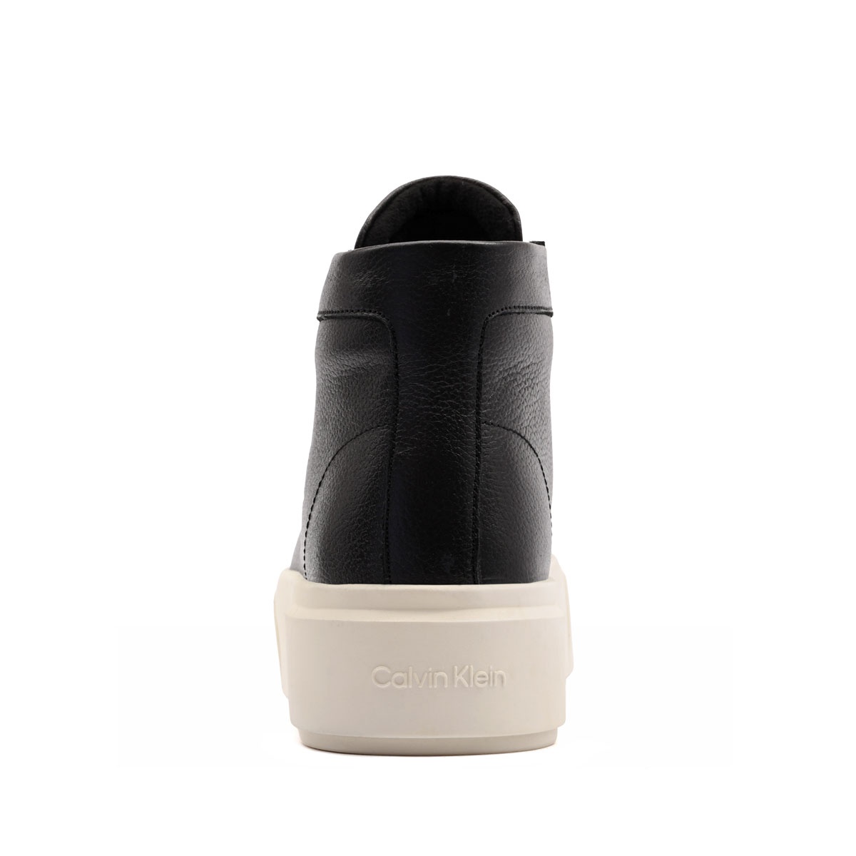 Calvin Klein Flatform Mid LaceUp Leather Teniși damă HW0HW032300GN