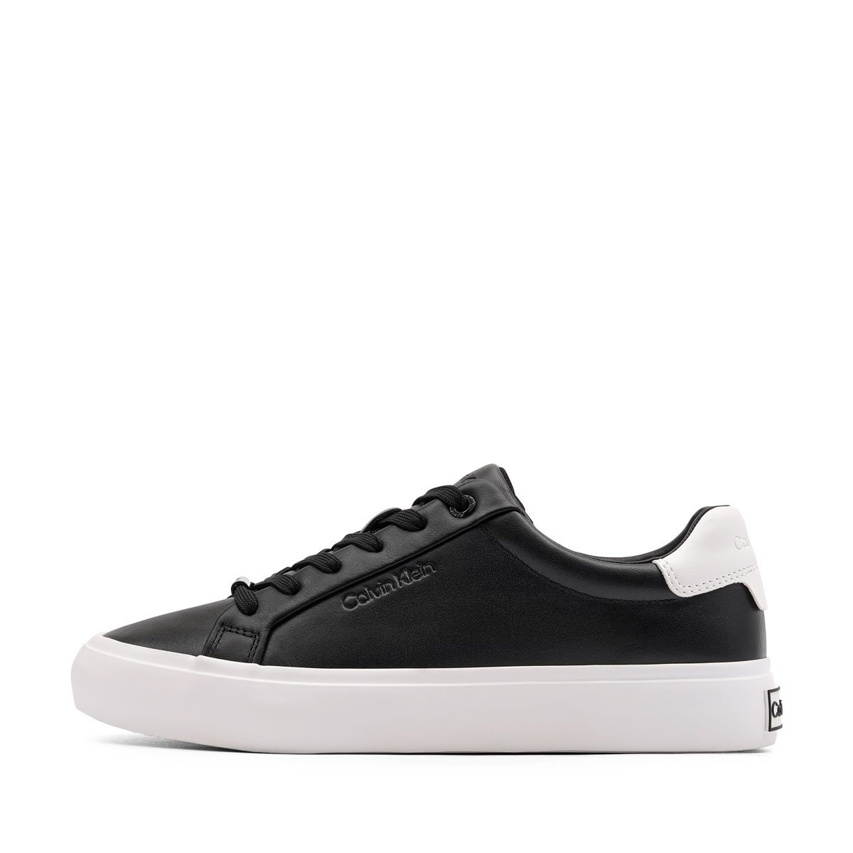 Calvin Klein Lace-Up Sneaker Leather CK Teniși damă HW0HW026730GM