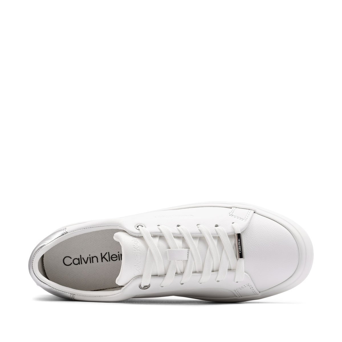 Calvin Klein Lace Up Sneaker W-Silver BT CK Teniși damă HW0HW026780LC