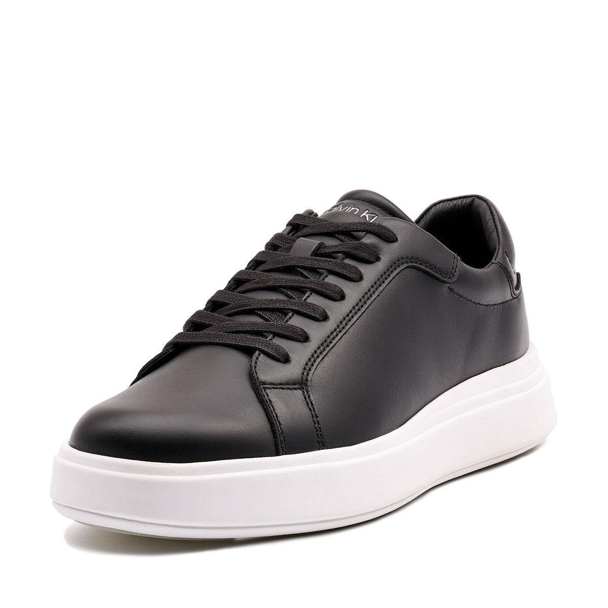 Calvin Klein Low Top Lace Up Leather Teniși bărbați HM0HM01016BEH