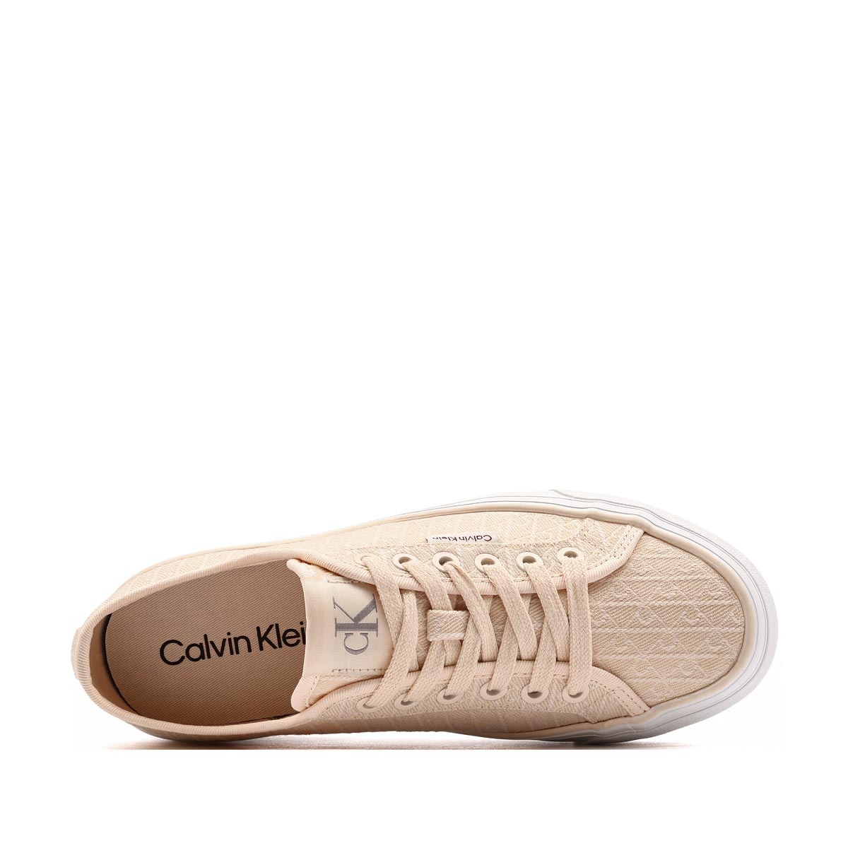 Calvin Klein Vulc Flatf LaceUp Jaq AOP Teniși damă HW0HW032650LX