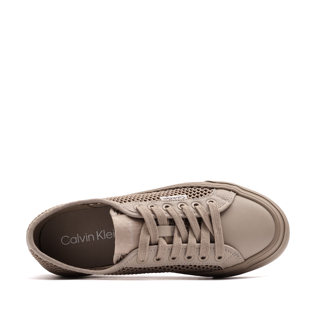 Calvin Klein Vulc Flatf LaceUp Lin Mesh Teniși damă HW0HW02971PDT