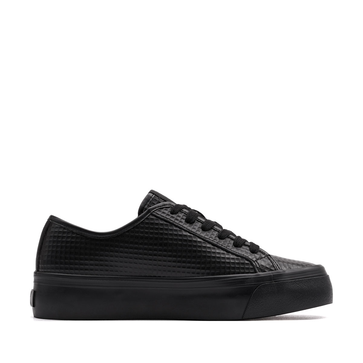 Calvin Klein Vulc Flatf LaceUp Text Leather Teniși damă HW0HW029720GJ
