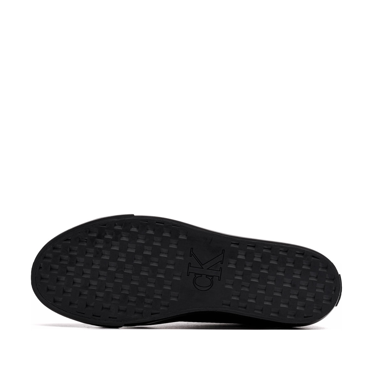 Calvin Klein Vulc Flatf LaceUp Text Leather Teniși damă HW0HW029720GJ