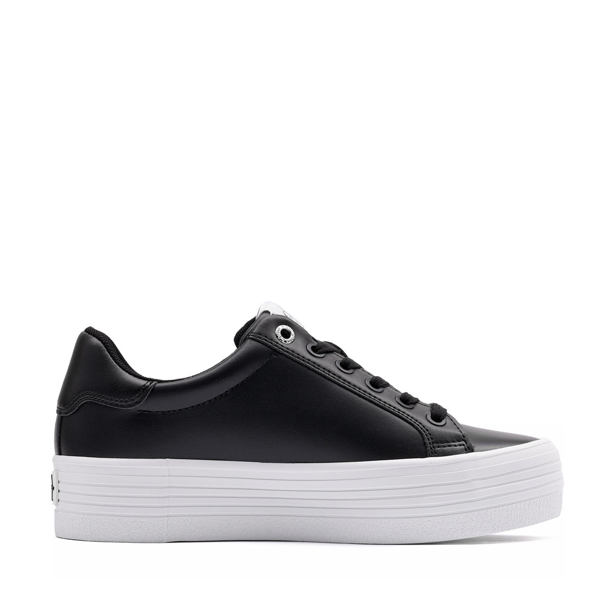 Calvin Klein Vulc Flatform LaceUp Low Leather Teniși damă YW0YW00847BDS