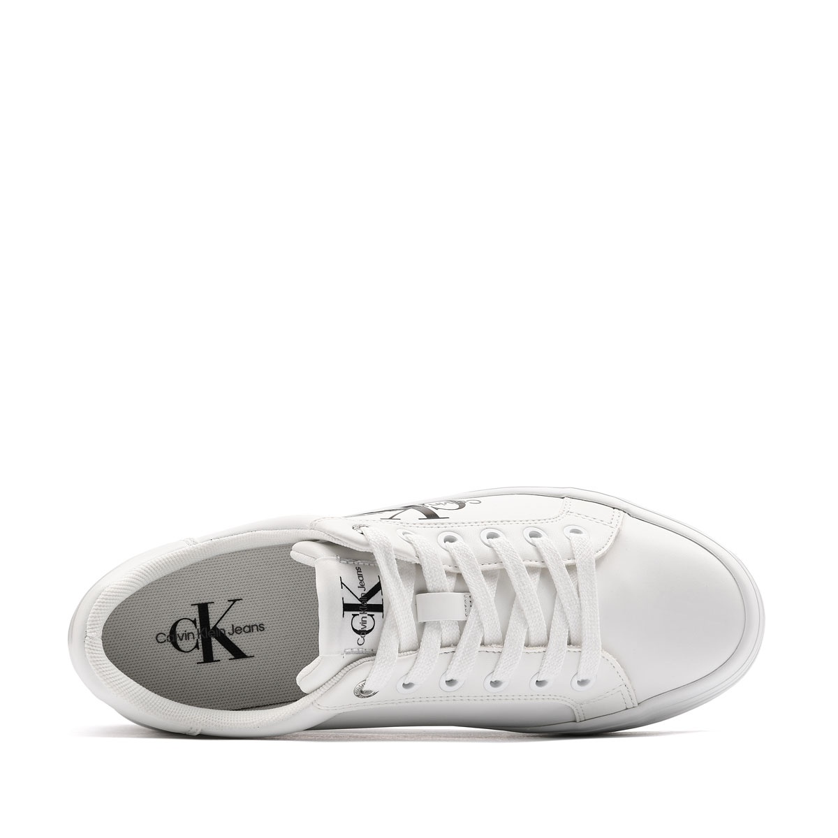 Calvin Klein Vulc Flatform LaceUp Low Leather Teniși damă YW0YW00847YAF