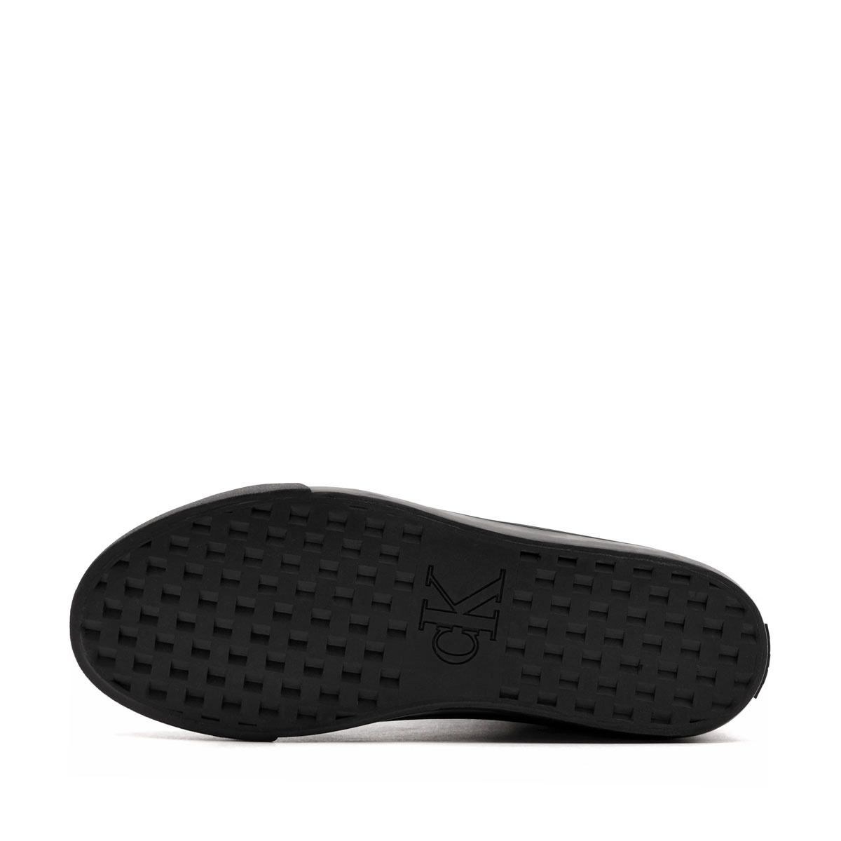 Calvin Klein Vulc Flatform Mid LaceUp Leather Fur Teniși damă HW0HW032340GJ