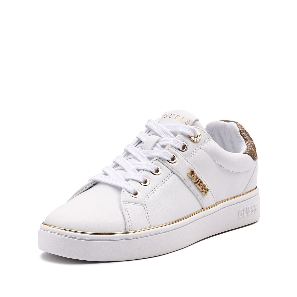 Guess Britz Teniși damă FLFBTZELE12-WHITE