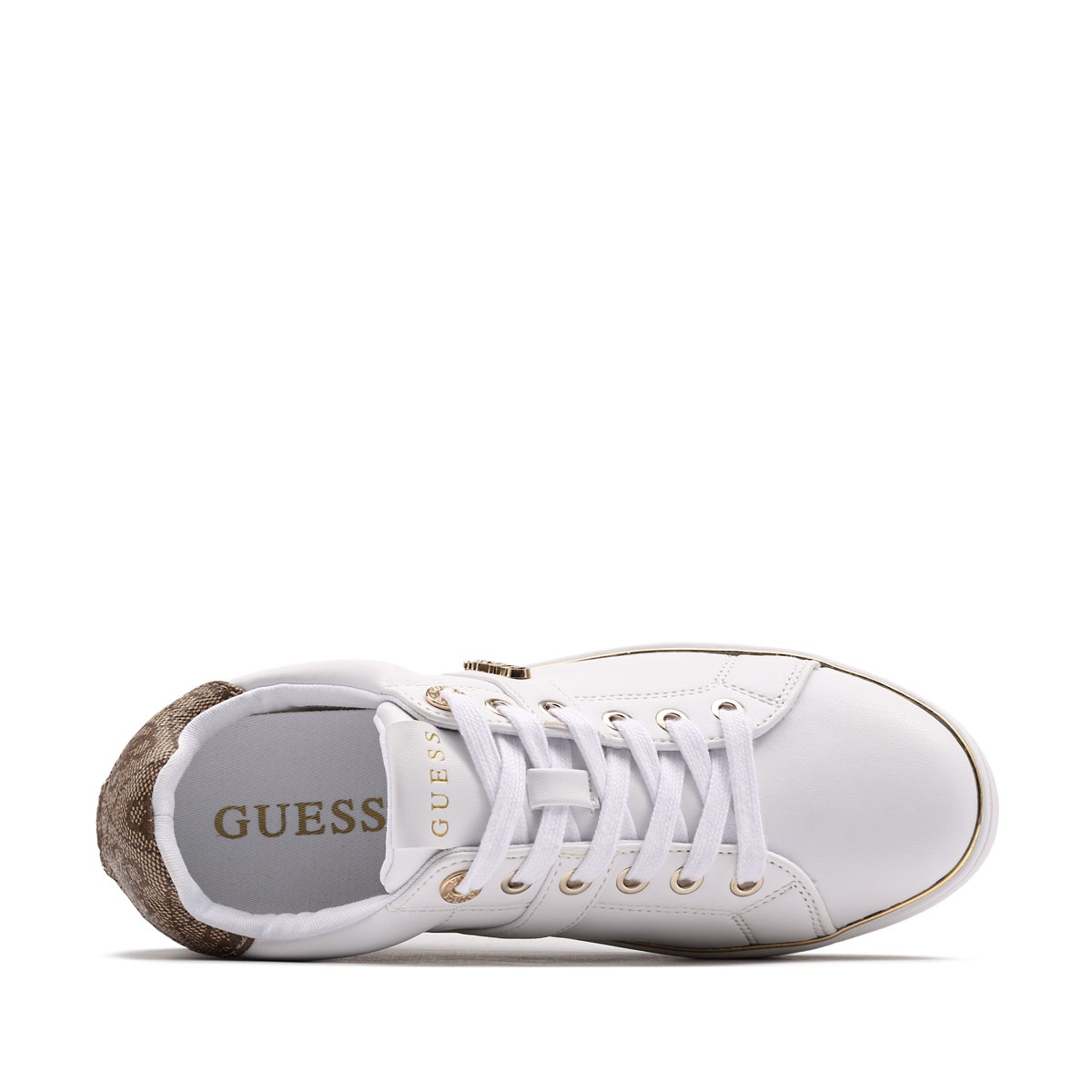 Guess Britz Teniși damă FLFBTZELE12-WHITE