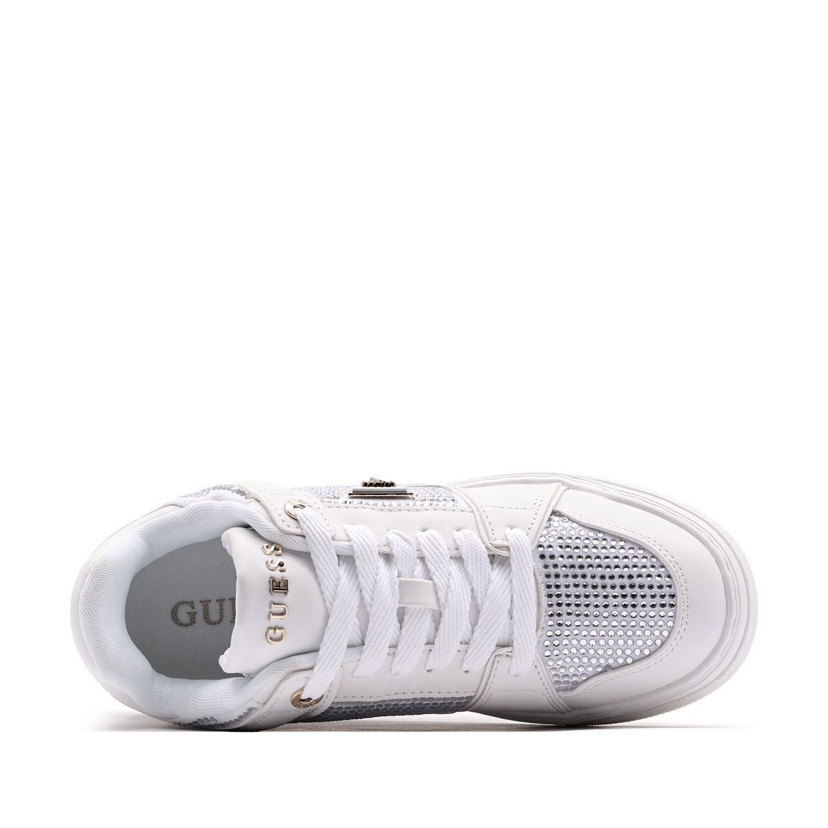 Teniși damă Guess Delove FLTDL2LEA12-WHITE Guess Delove Teniși damă FLTDL2LEA12-WHITE