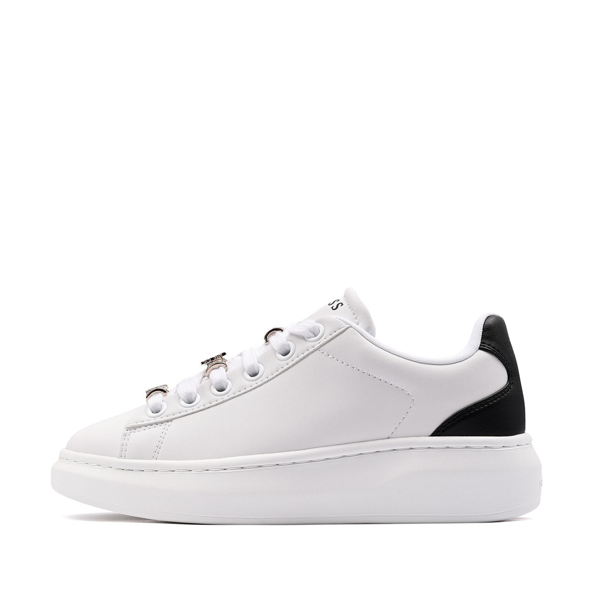 Guess Fionia Teniși damă FLJFIOELE12-WHBLK