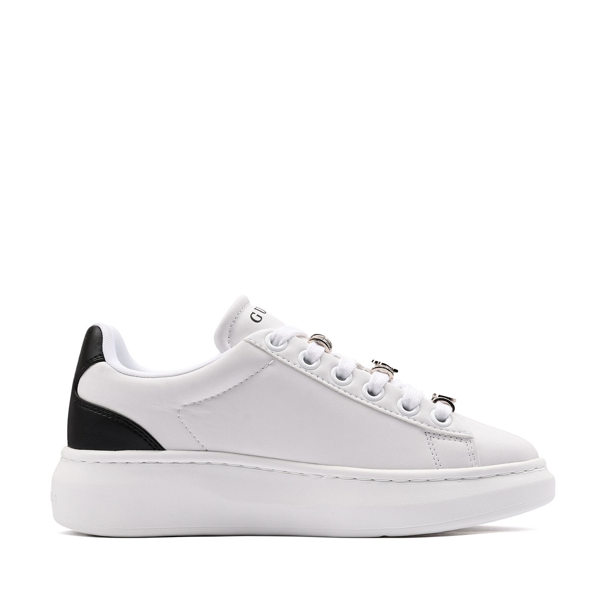 Guess Fionia Teniși damă FLJFIOELE12-WHBLK