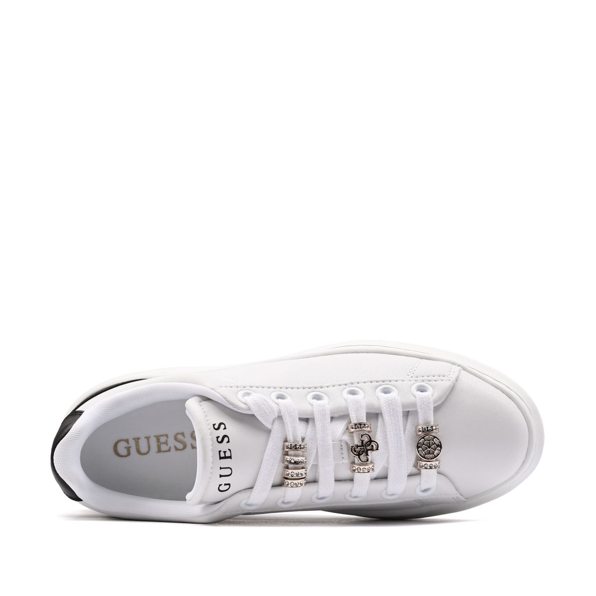 Guess Fionia Teniși damă FLJFIOELE12-WHBLK