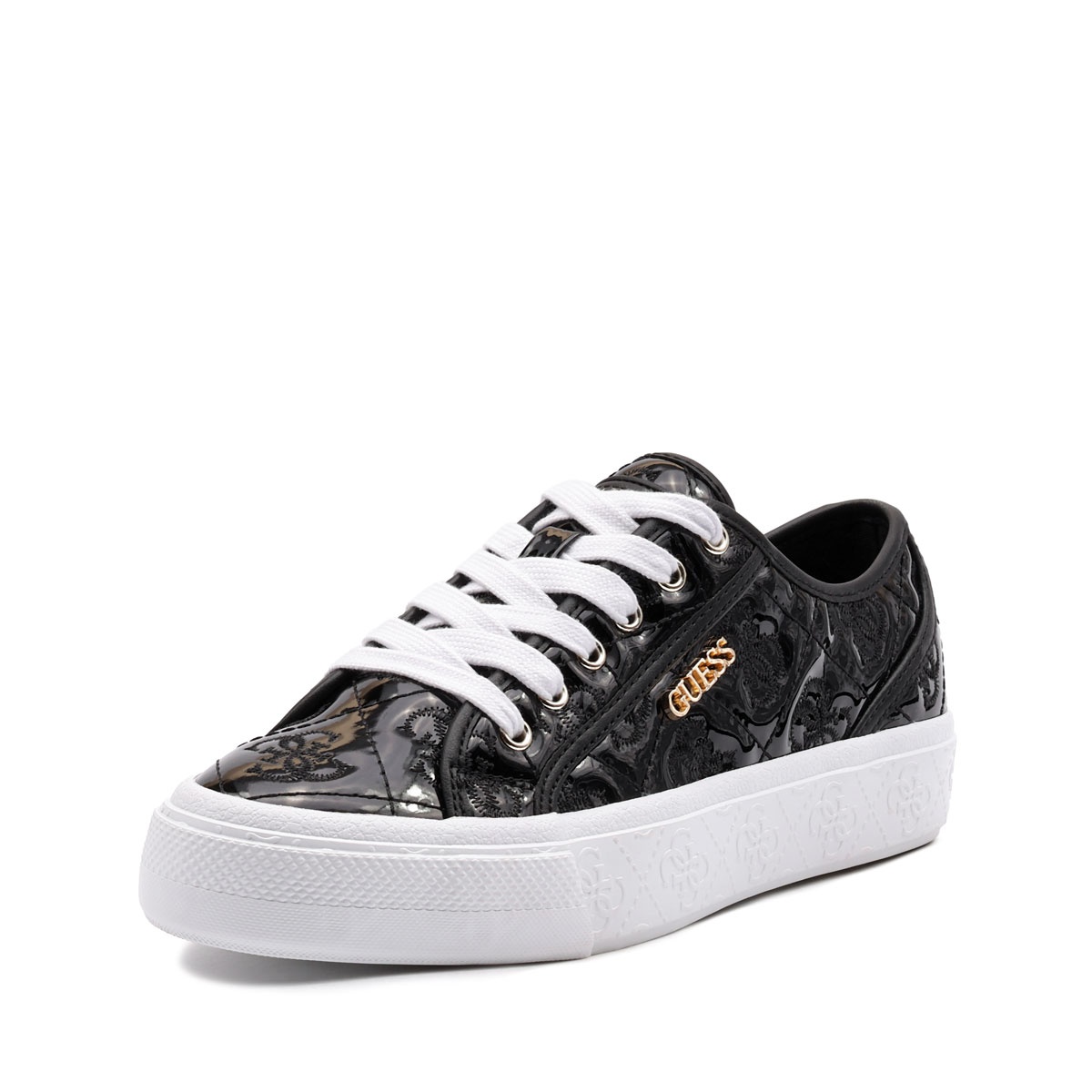 Teniși damă Guess Jlove FLTJLVFAL12-BLACK Guess Jlove Teniși damă FLTJLVFAL12-BLACK