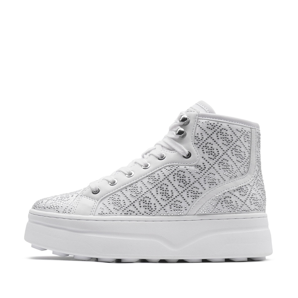 Guess Queenly Teniși damă FLTQUEFAL12-WHITE