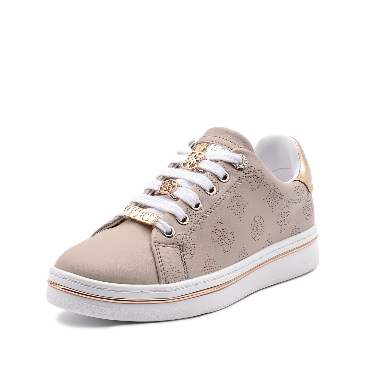 Guess Stasey Teniși damă FLPSTAFAL12-BEIGE