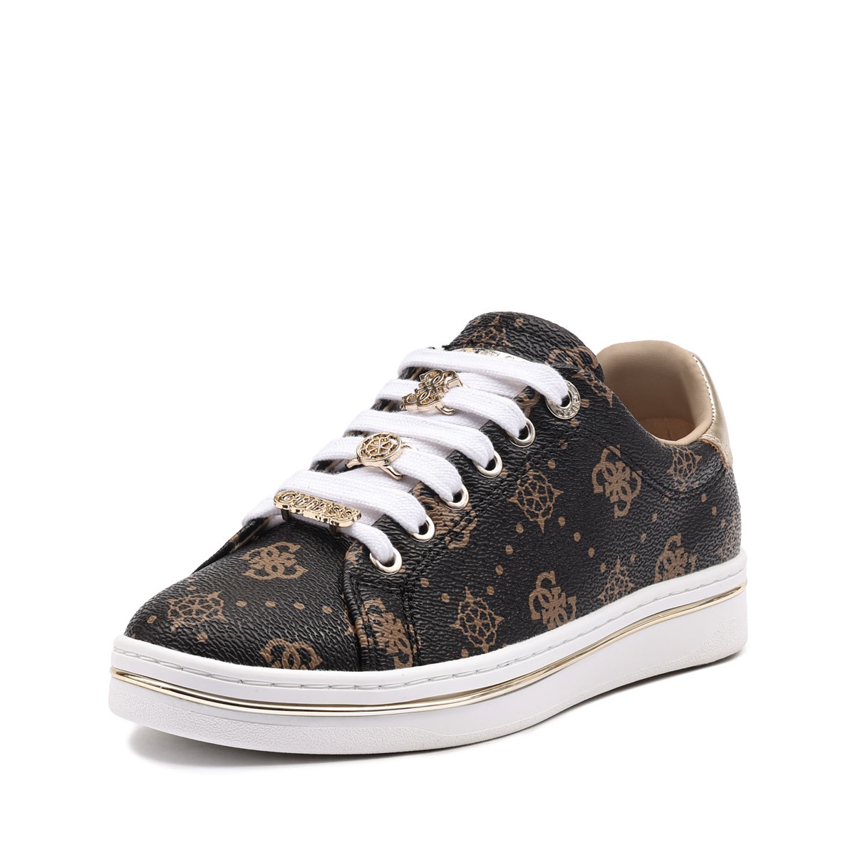 Teniși damă Guess Stasey3 FLTSS3FAL12-BLKBR Guess Stasey3 Teniși damă FLTSS3FAL12-BLKBR
