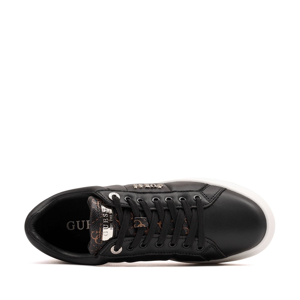 Guess Welli Teniși damă FLFWLLPEL12-BLKBR