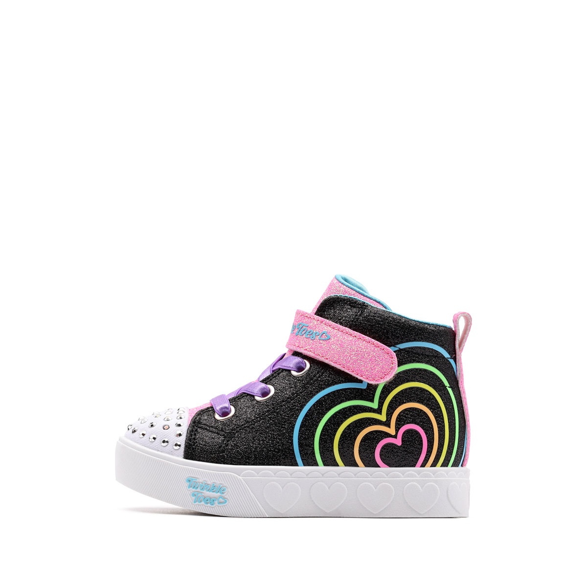 Teniși copii Skechers S Lights-Heart Steps-Heart Glow 314623N-BKMT Skechers S Lights-Heart Steps-Heart Glow Teniși copii 314623N-BKMT