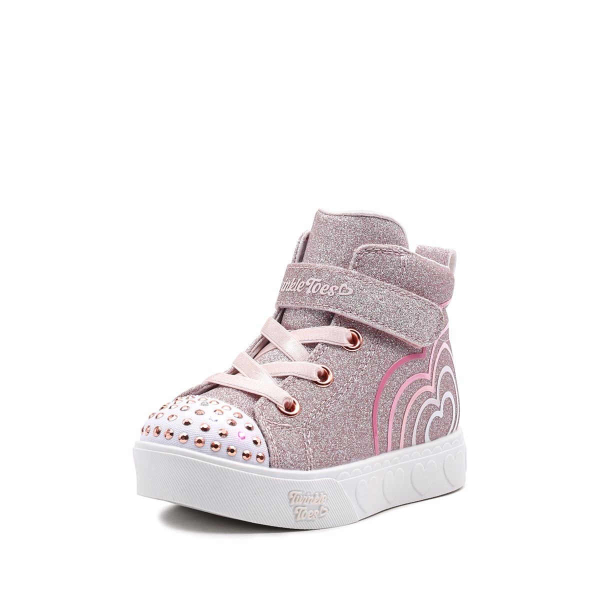 Teniși copii Skechers S Lights-Heart Steps-Heart Glow 314623N-RSGD Skechers S Lights-Heart Steps-Heart Glow Teniși copii 314623N-RSGD