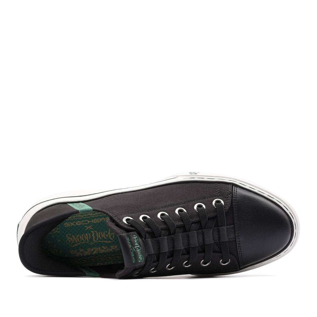 Skechers Snoop One-Low Dogg Canvas Teniși bărbați 251030-BLK