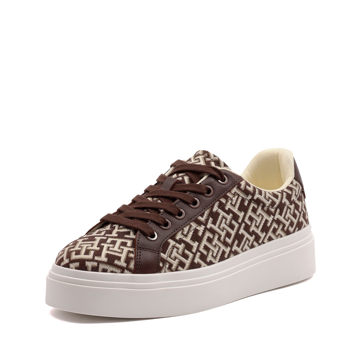 Tommy Hilfiger Chic Platform Monogram Teniși damă FW0FW09398GSZ