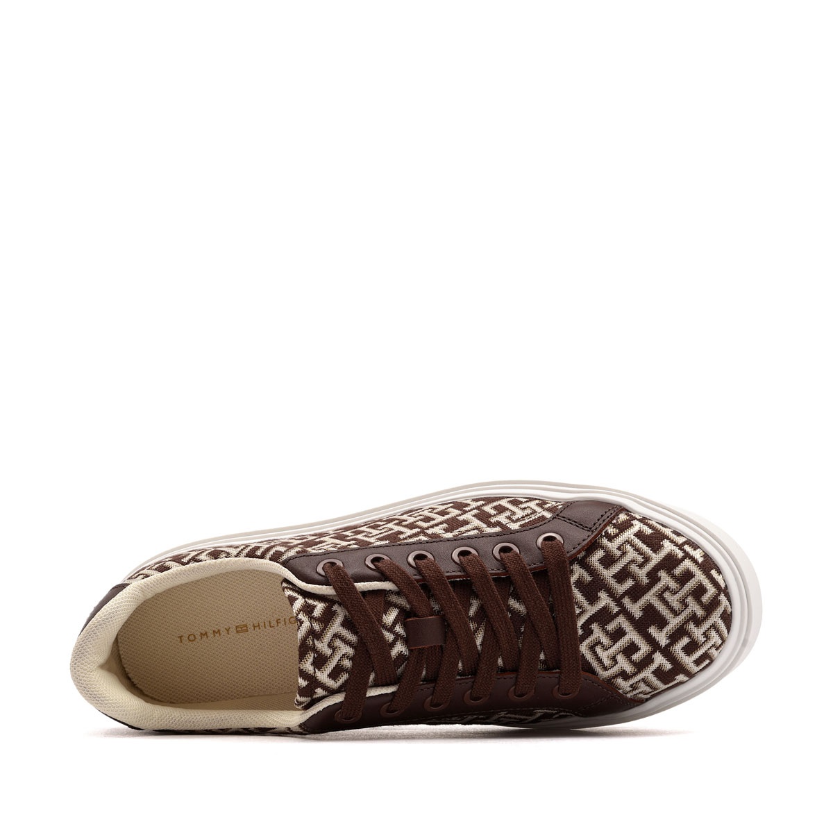 Tommy Hilfiger Chic Platform Monogram Teniși damă FW0FW09398GSZ