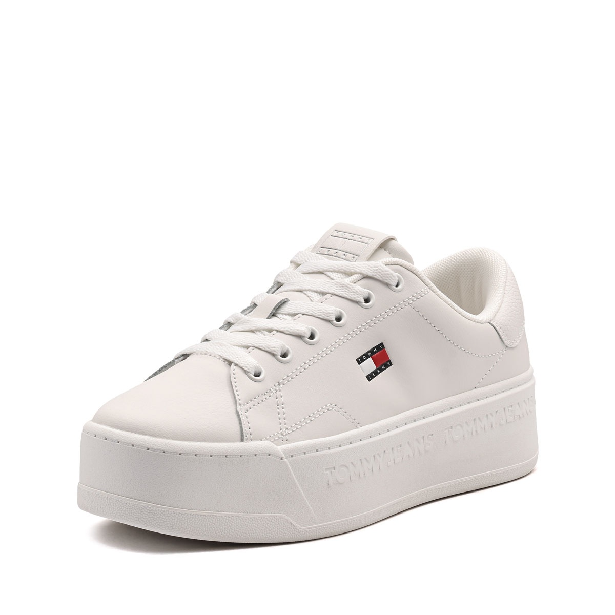 Tommy Hilfiger Script Cupsole Flatform Teniși damă EN0EN02961YBL