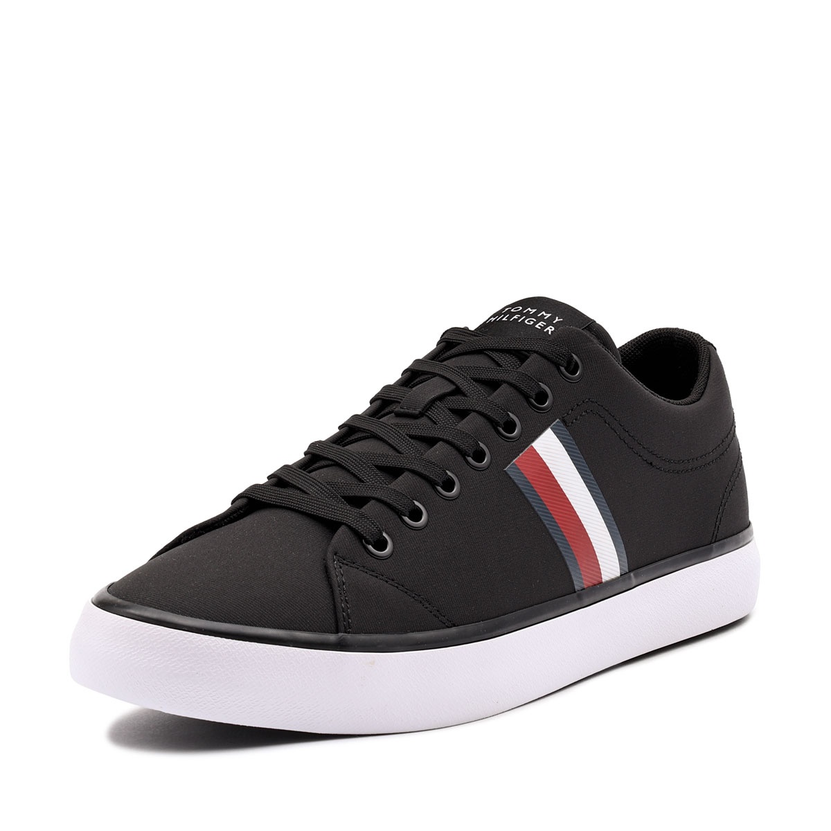 Tommy Hilfiger TH Hi Vulc Low Core Stripes Mesh Teniși bărbați FM0FM05393BDS