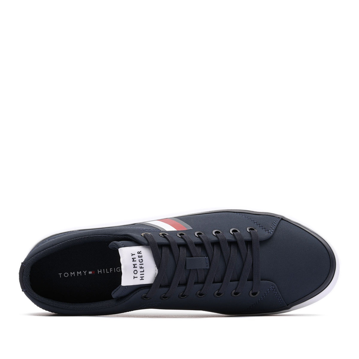 Tommy Hilfiger TH Hi Vulc Low Core Stripes Mesh Teniși bărbați FM0FM05393DW5