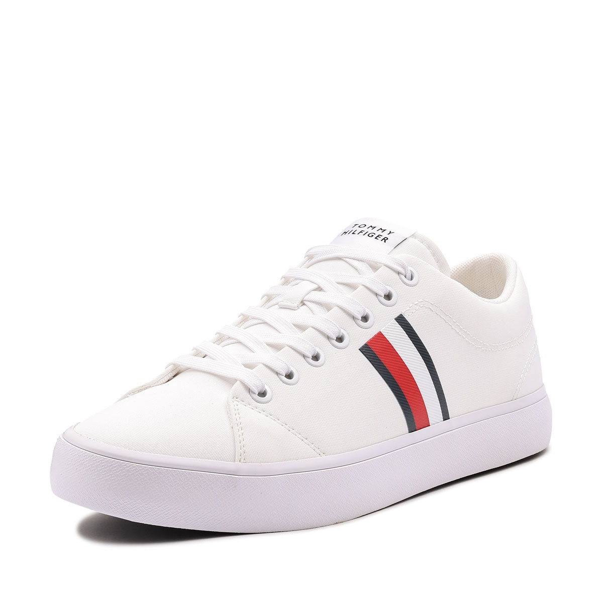 Tommy Hilfiger TH Hi Vulc Low Core Stripes Mesh Teniși bărbați FM0FM05393YBS