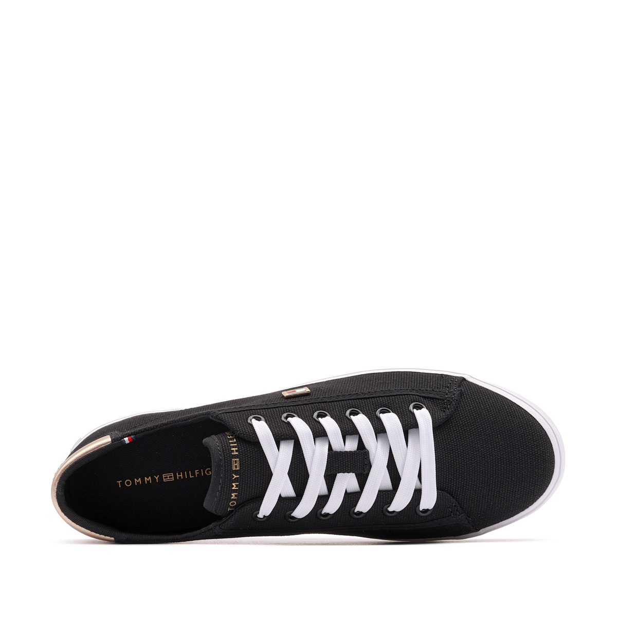 Teniși damă Tommy Hilfiger Vulc Canvas Lace Up Sneaker FW0FW08647BDS Tommy Hilfiger Vulc Canvas Lace Up Sneaker Teniși damă FW0FW08647BDS