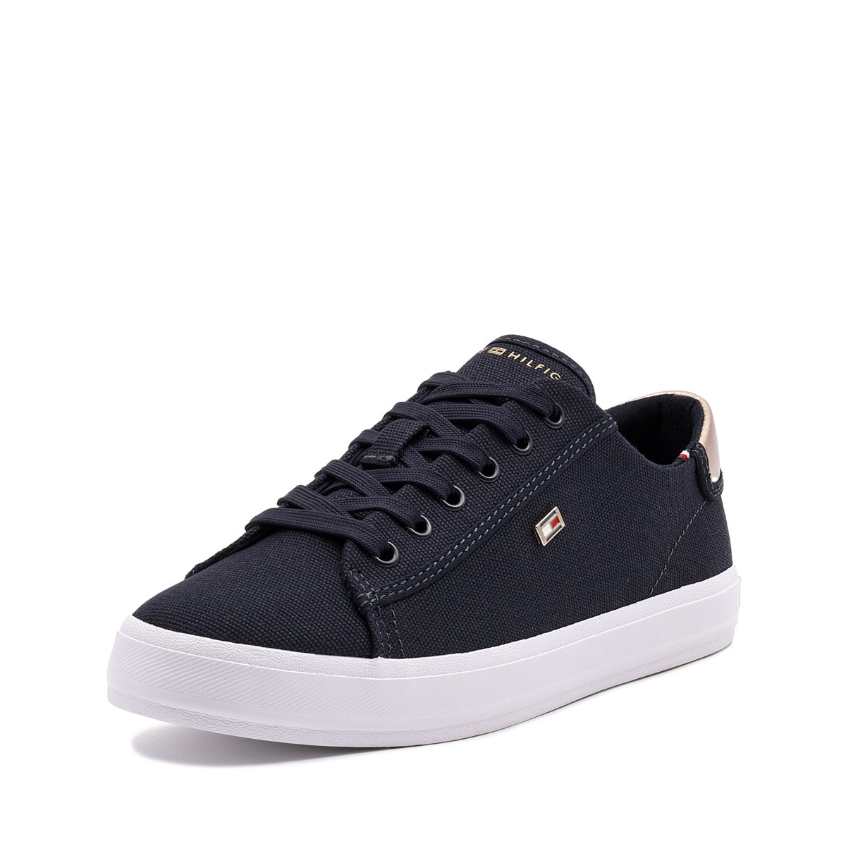 Teniși damă Tommy Hilfiger Vulc Canvas Lace Up Sneaker FW0FW08647DW6 Tommy Hilfiger Vulc Canvas Lace Up Sneaker Teniși damă FW0FW08647DW6