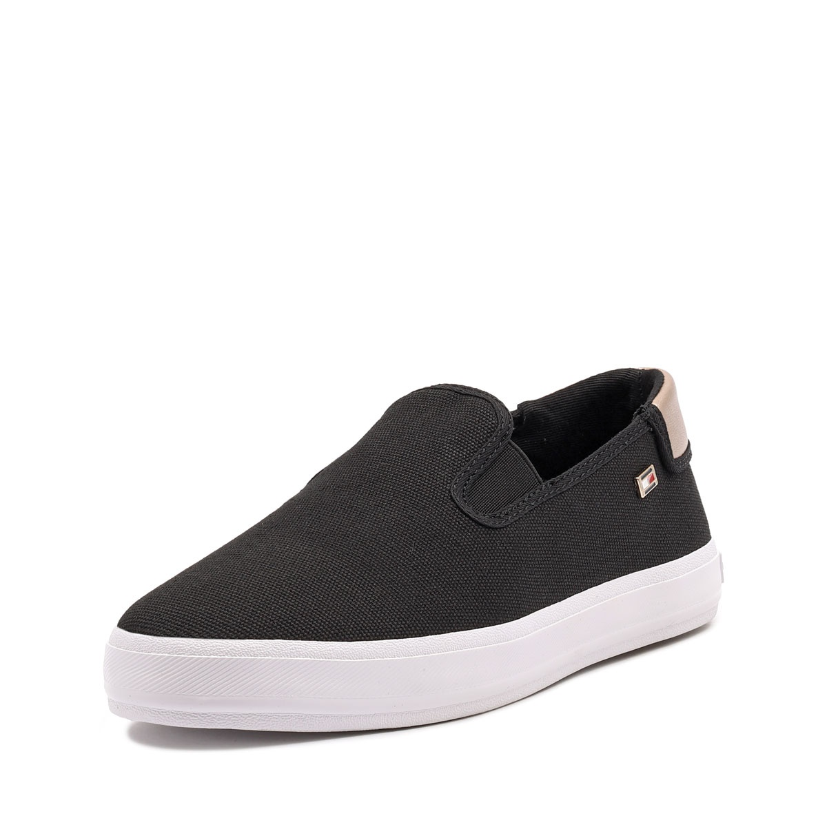 Teniși damă Tommy Hilfiger Vulc Canvas Slip-On Sneaker FW0FW08645BDS Tommy Hilfiger Vulc Canvas Slip-On Sneaker Teniși damă FW0FW08645BDS
