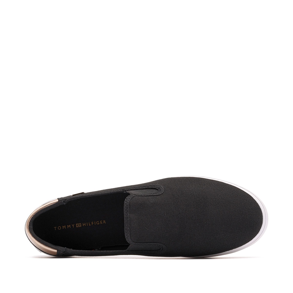 Teniși damă Tommy Hilfiger Vulc Canvas Slip-On Sneaker FW0FW08645BDS Tommy Hilfiger Vulc Canvas Slip-On Sneaker Teniși damă FW0FW08645BDS
