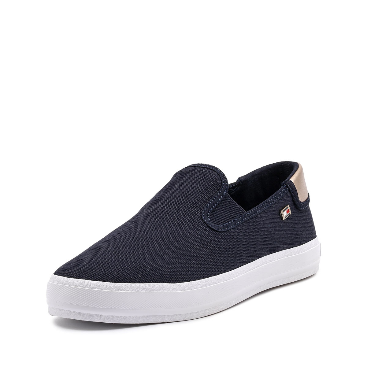 Teniși damă Tommy Hilfiger Vulc Canvas Slip-On Sneaker FW0FW08645DW6 Tommy Hilfiger Vulc Canvas Slip-On Sneaker Teniși damă FW0FW08645DW6