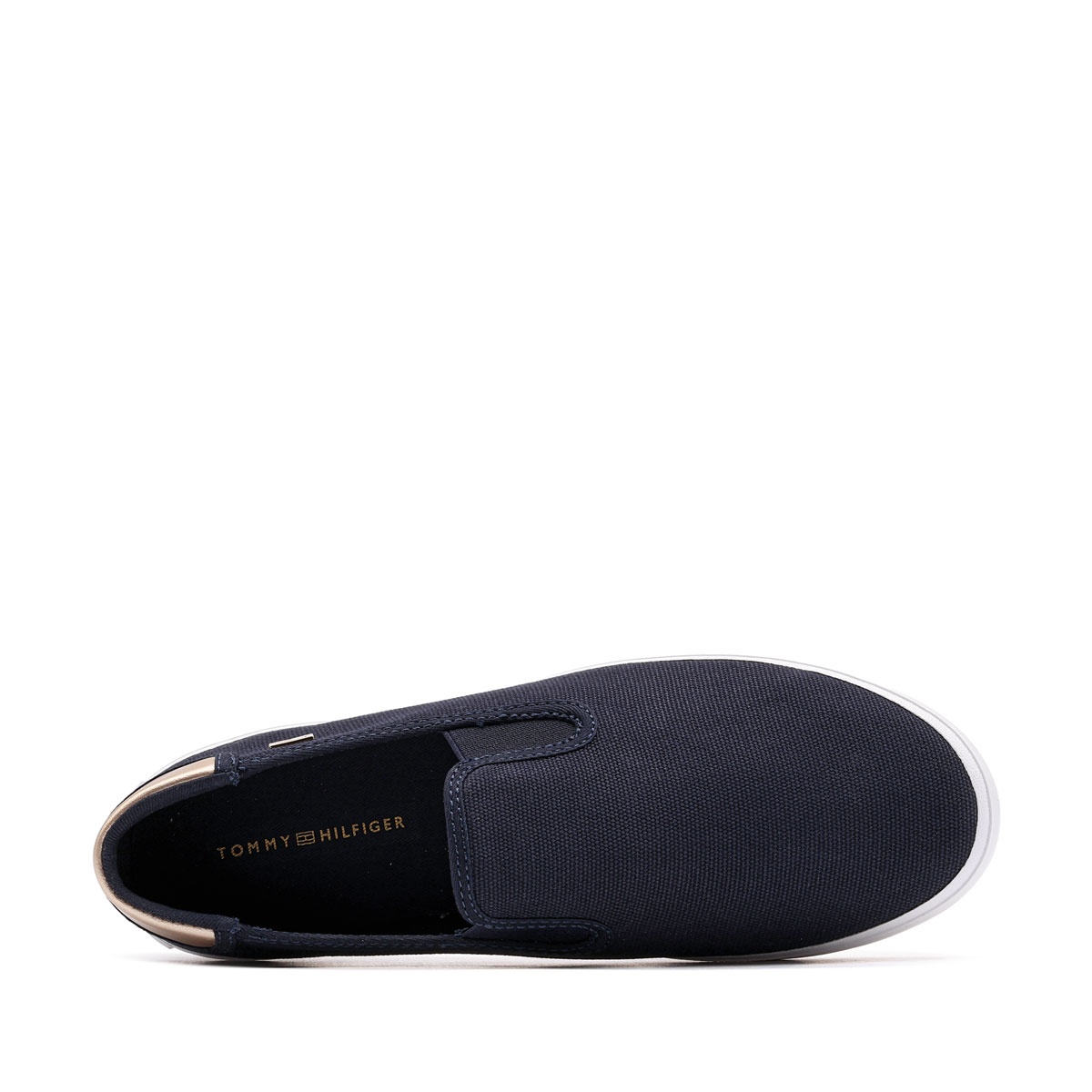 Teniși damă Tommy Hilfiger Vulc Canvas Slip-On Sneaker FW0FW08645DW6 Tommy Hilfiger Vulc Canvas Slip-On Sneaker Teniși damă FW0FW08645DW6