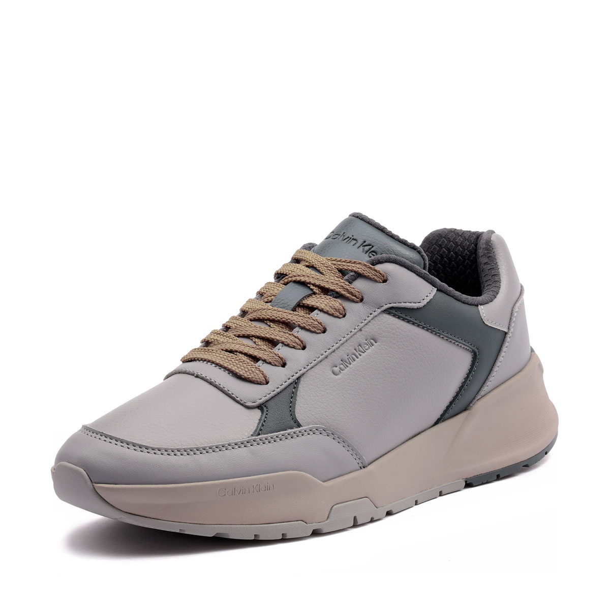 Calvin Klein City Runner LaceUp Leather Mix Adidași bărbați HM0HM023090H5