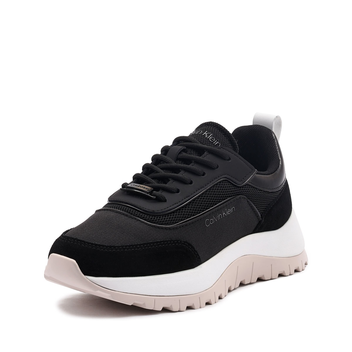 Calvin Klein Runner Lace Up Mesh Mix Adidași damă HW0HW024870GM