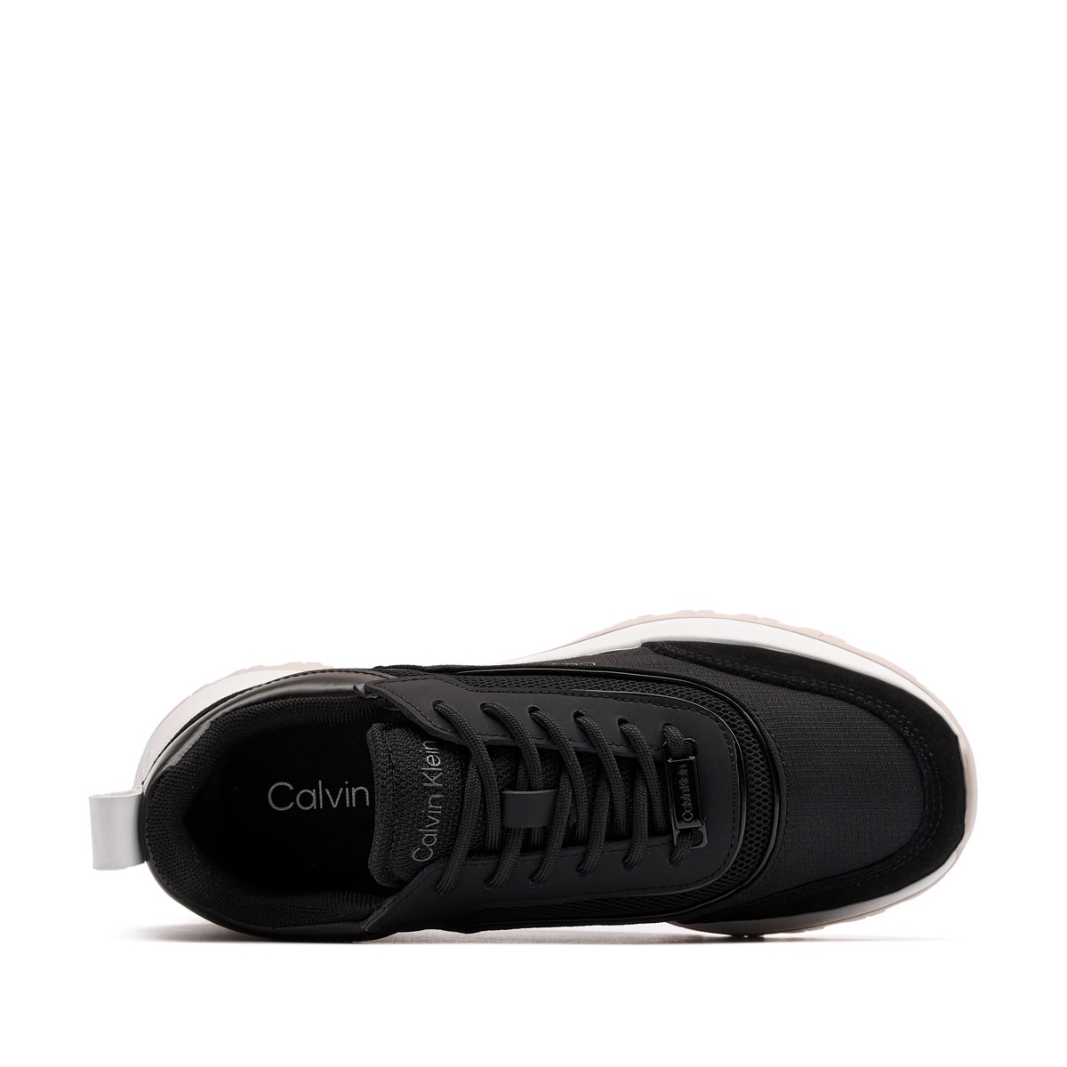 Calvin Klein Runner Lace Up Mesh Mix Adidași damă HW0HW024870GM