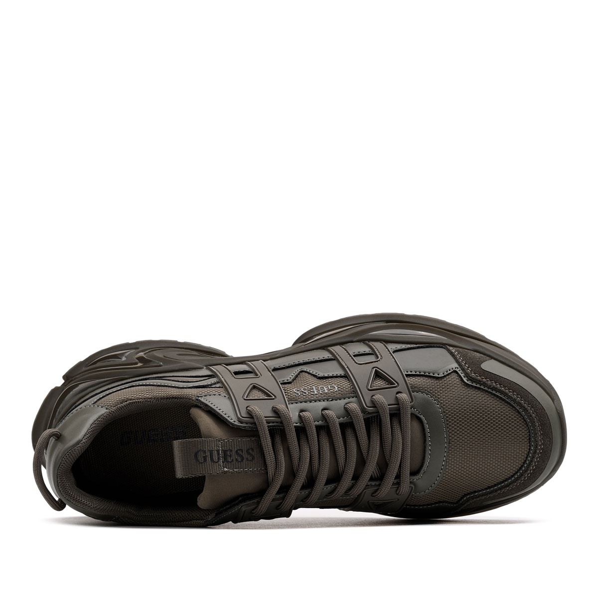 Guess Belluno Adidași bărbați FMFUNOELE12-GREEN