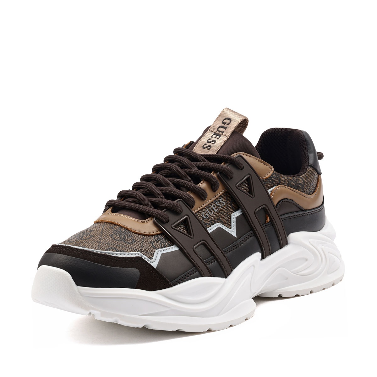 Guess Belluno Adidași bărbați FMPBEUFAL12-BROWN