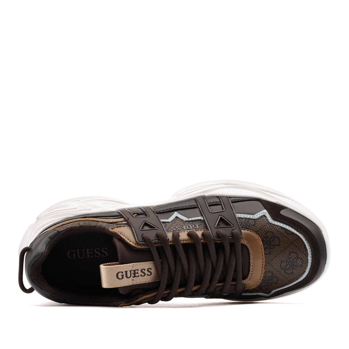 Guess Belluno Adidași bărbați FMPBEUFAL12-BROWN