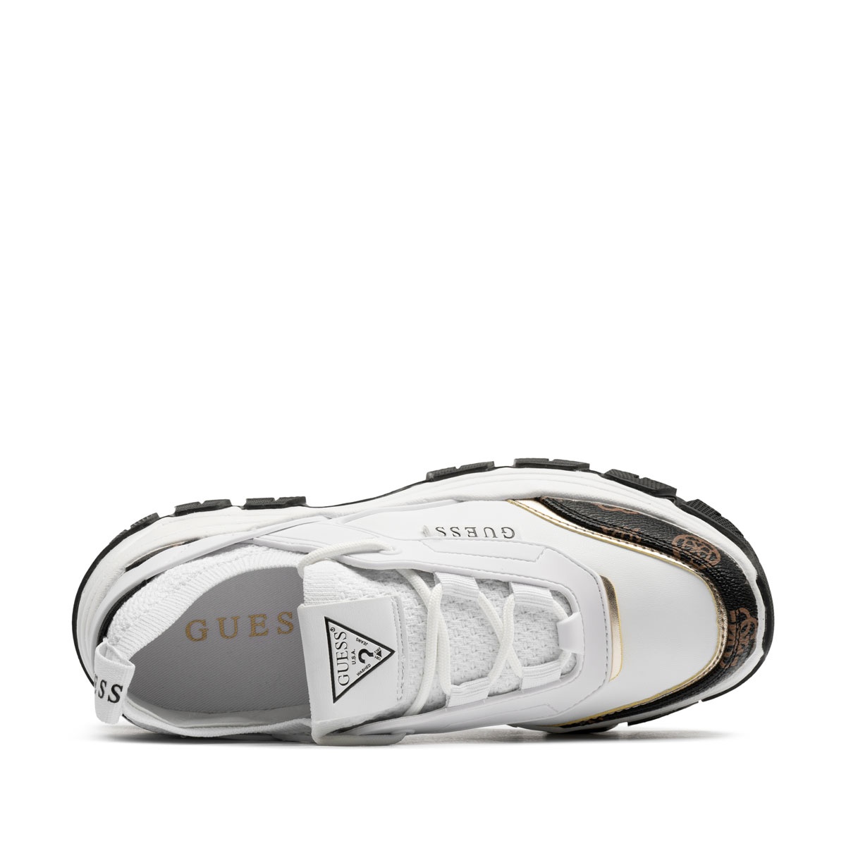 Guess Braydin Pantofi sport damă FL8BYDSMF12-WHIBR