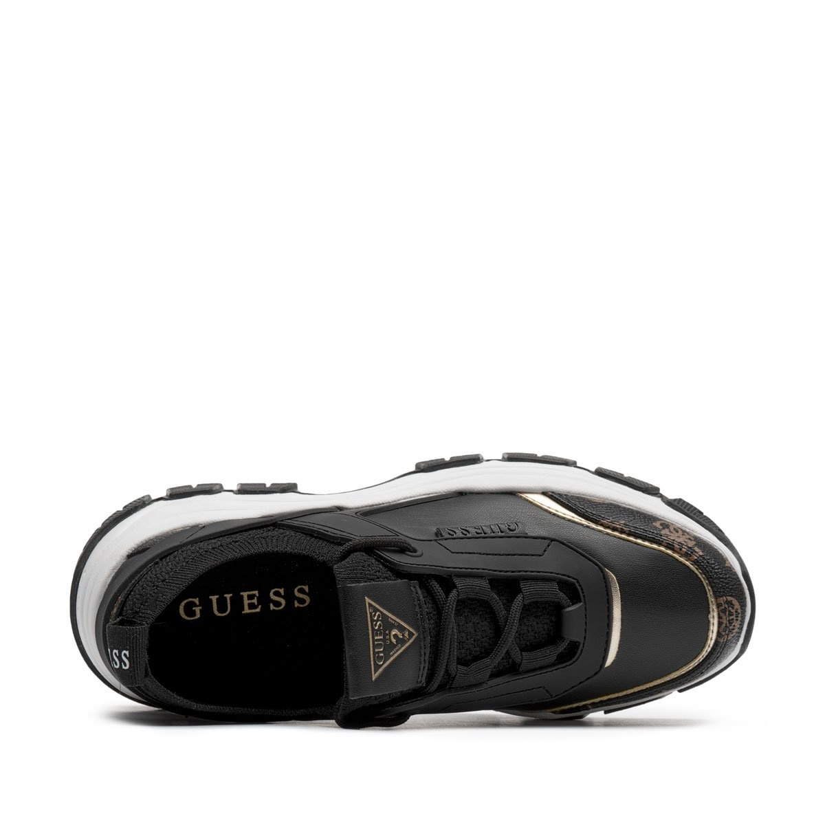 Guess Braydin Pantofi sport damă FL8BYDSMF12-BLKBR