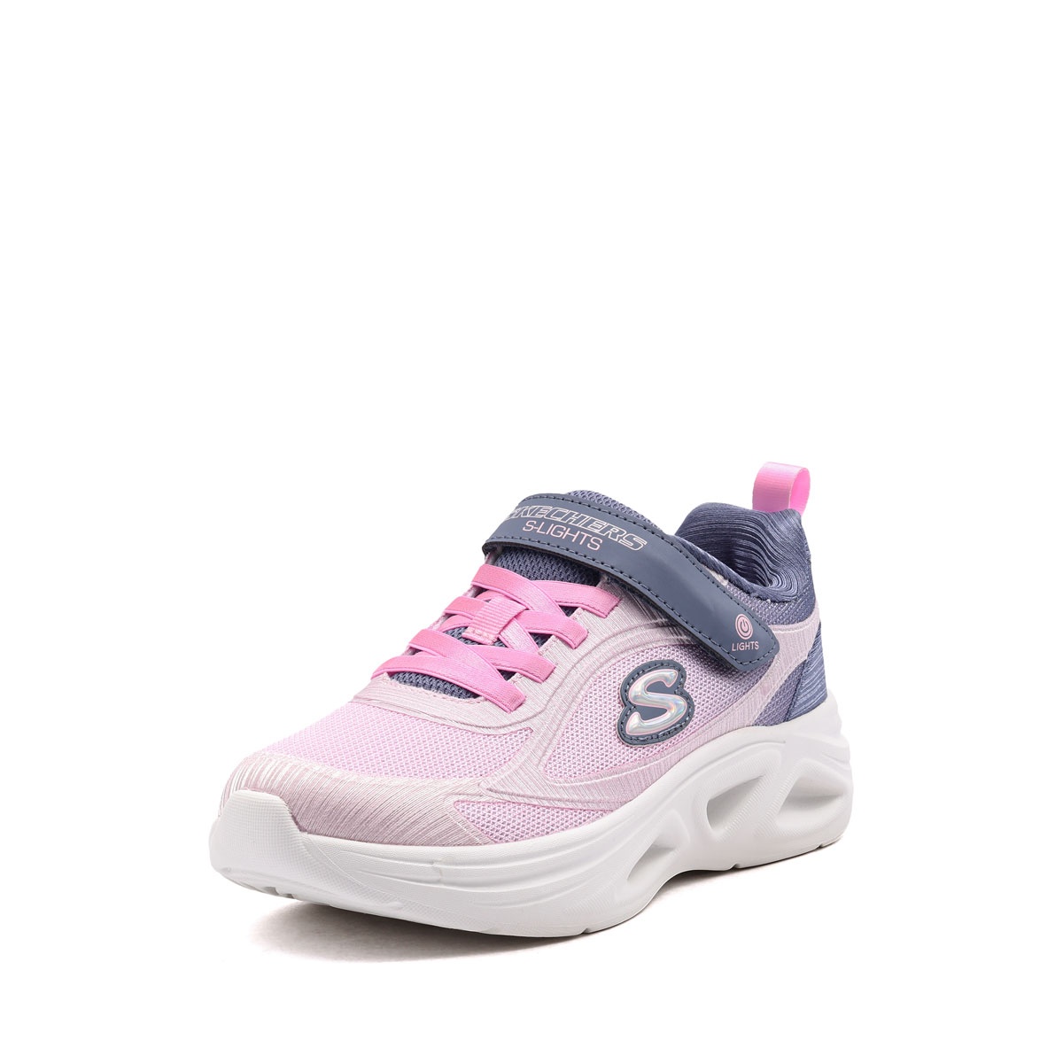 Skechers S Lights-Sola Glow-Color 2.0 Adidași copii 303729L-GYPK