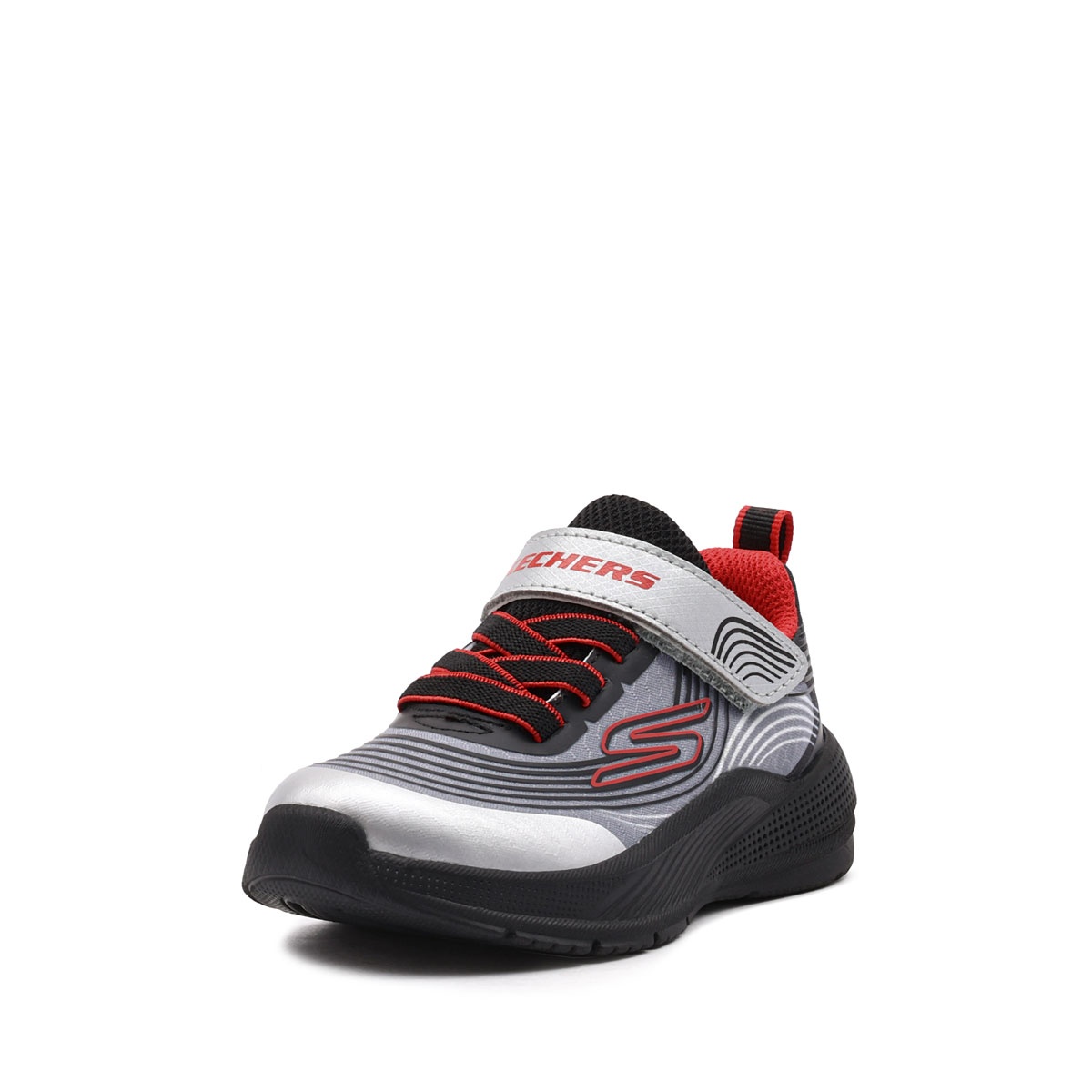 Skechers Microspec Advance Adidași copii 403926N-BKSR